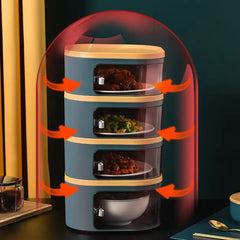 Insulated Vegetable Cover for Hygienic Meal Storage Box